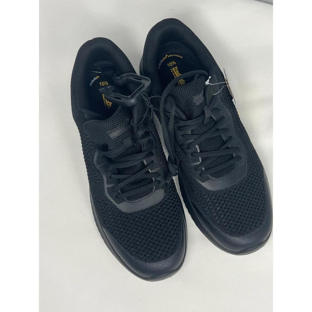 Tredsafe Men's Size 10 Slip Resistant Shoes Black Non Slip Enduro